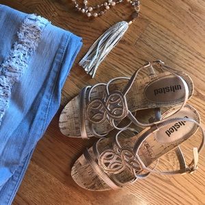 Unlisted by Kenneth Cole Wedge Sandals